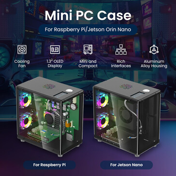 Main highlights of the mini PC case (Image source: Elecrow)