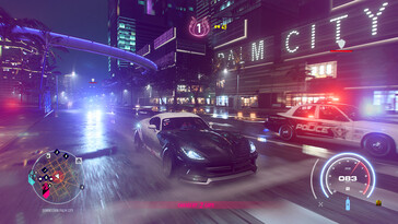 Pictured: A gameplay screenshot from Need for Speed Heat.