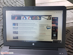 Outdoors, the ZBook...