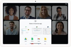Additional screen share option (image via Google)
