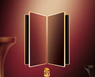 Samsung's new teaser looks like a conventional book-style foldable rather than its rumoured tri-fold smartphone. (Image source: Samsung)