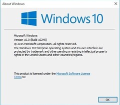 Windows 10 build 10240 is ready to hit OEM partners
