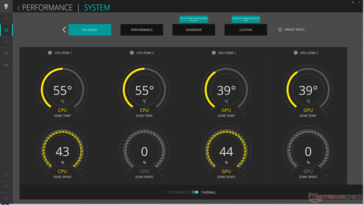 Power profile settings
