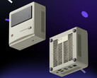 The AYANEO AM01 owes its design to vintage Apple Macintosh desktops. (Image source: AYANEO)