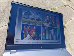 Outdoors under sunlight