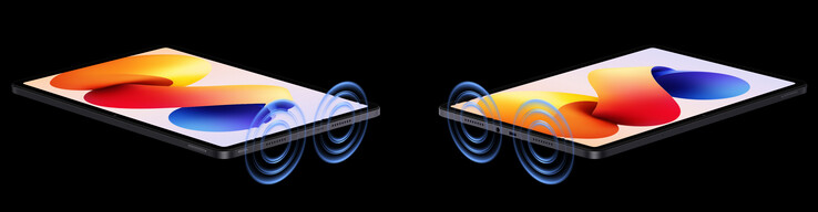 The Redmi Pad 2 Pro features quad speakers just like the Redmi Pad Pro. (Image source: Xiaomi)