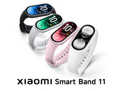 The Xiaomi Smart Band 11 comes in a choice of four colours.