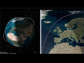 The satellite's speed of ca 30,000 km/h was a big problem. (Image source: ESA)