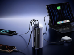 Baseus’ Power Bank 145W 20,000mAh EnerGeek GR11 (pictured) has appeared on Amazon. (Image source: Baseus)