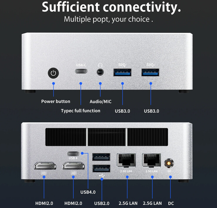 Connectivity ports (Image source: Banggood)