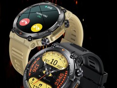 The K56 Pro smartwatch has Bluetooth features such as calling and app notifications. (Image source: EIGIIS)