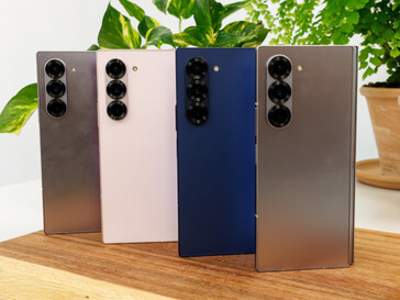 Galaxy Z Fold 6 colors. (Image source: Notebookcheck)