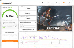 Fire Strike (mains operation, Office Mode)