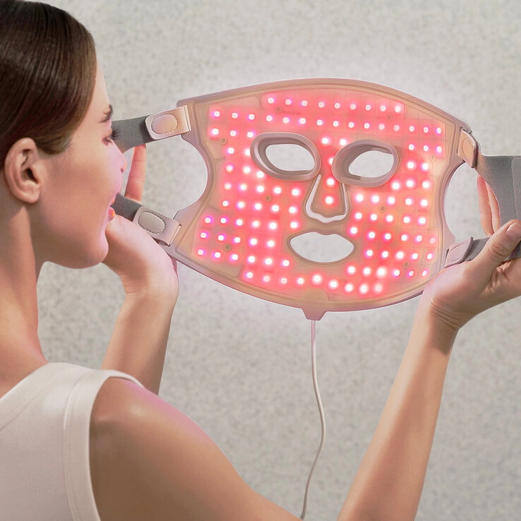 The Nanoleaf LED Light Therapy Face Mask. (Image source: Nanoleaf)