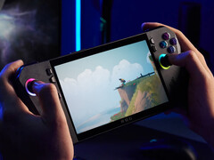 Most of the newly spotted free games on Steam don't have a player rating yet. Pictured: ROG Ally X running The Last Shores. (Image source: Steam and Asus - edited)