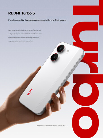 Back design of the phone (Image source: Redmi - machine translated)