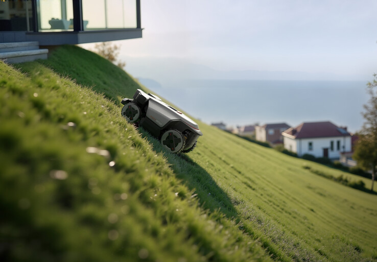 The Roborock RockMow Z1 robot mower. (Image source: Roborock)