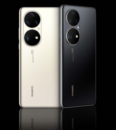 The P50 Pro launches outside China in two colours and with a Snapdragon chipset. (Image source: Huawei)