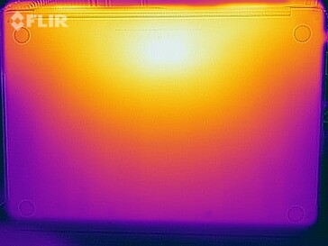 Stress test surface temperatures (bottom)