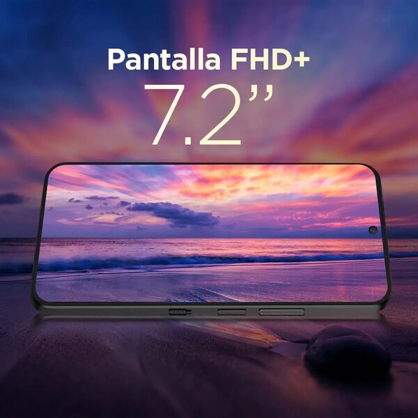 The TCL 60 Ultra NxtPaper has a massive 7.2-inch display. (Image source: TCL)