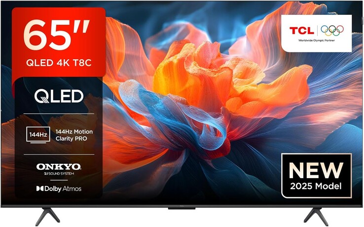The TCL T8C QLED HDR Smart TV. (Image source: TCL)