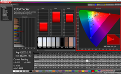 ColorChecker before calibration