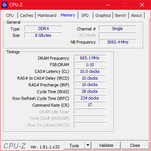 CPU-Z Memory