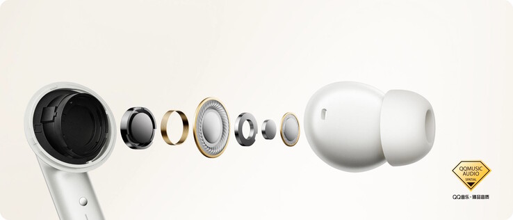 Two drivers are installed in each earbud. (Image source: Honor)