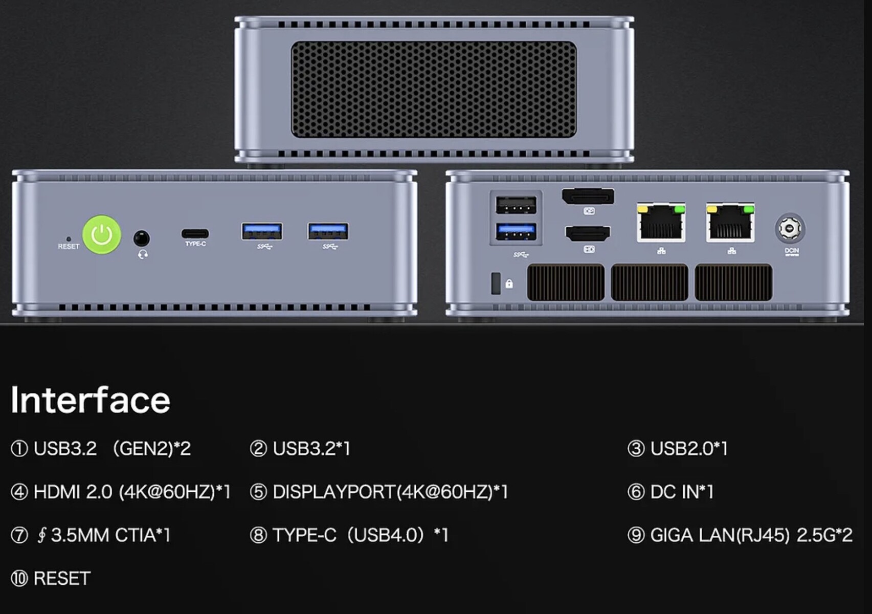 GMKtec NucBox K6 mini PC with Ryzen 7 7840HS APU and 32 GB GMKtec NucBox K6 mini PC with Ryzen 7 7840HS APU and 32 GB