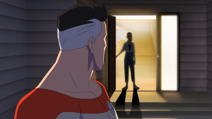 For Omni-Man, the most high stakes moment of this episode is not the life-or-death battle at its climax. It's this one.