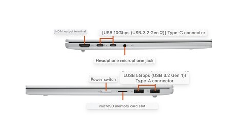 The Lavie N13 features a healthy array of ports.