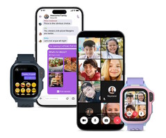 Users of the myFirst Fone S4 smartwatch can join group video calls.