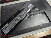 Schenker Connect 15 with its battery removed
