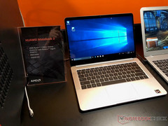 The Huawei Matebook D is getting a refresh to include the AMD Ryzen 2500U with Vega 8. (Source: NotebookCheck)