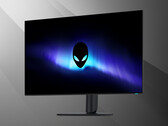 Alienware AW3226Q 32-inch 4K OLED monitor front shown at angle