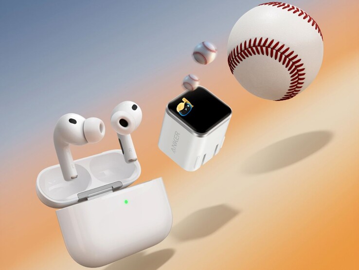 The Anker Nano Charger (45W, Smart Display, 180° foldable). (Image source: Anker)