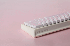 Cerakeys Peak60 ceramic keyboard case for Wooting and other 60% gaming keyboards. (Image source: Cerakeys)