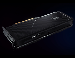 Intel&#039;s ARC Alchemist Limited Edition desktop GPU (Image Source: Intel)