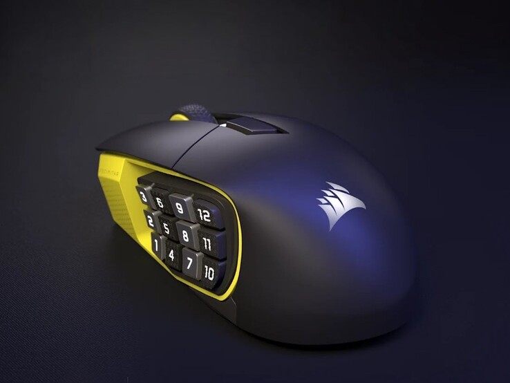 Elgato is also bundling VSD with Corsair's new gaming mouse, the Scimitar Elite Wireless SE (pictured). (Image source: Corsair