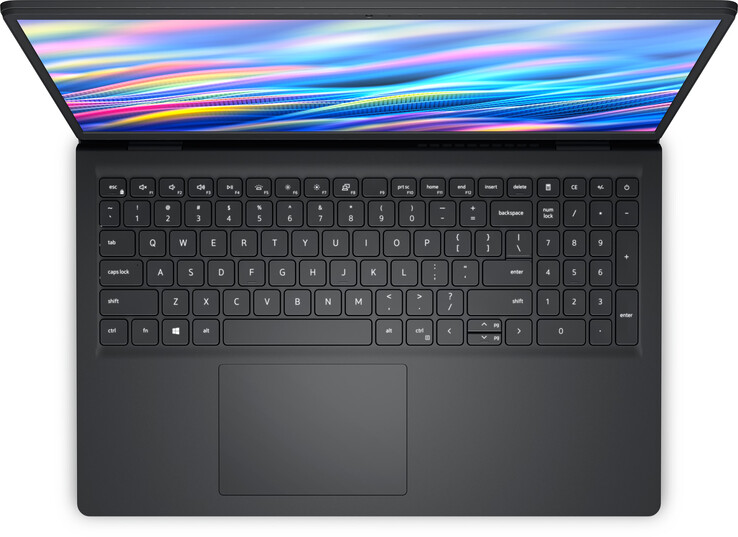 Dell 15 brings a full sized keyboard. (Image source: Dell)