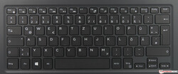 A look at the Latitude 3390’s German keyboard layout…