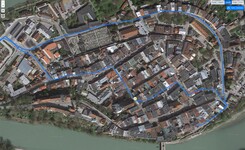 GPS Garmin Edge 520 – narrow streets