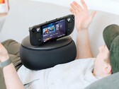The Mechanism Gaming Pillow is designed to make handheld gaming more comfortable and help prevent numb arms and hands.