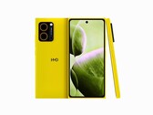 A leaked photo of the HMD Hyper shows it with a yellow finish reminiscent of the Nokia Lumia 920. (Image source: smashx_60 on X).