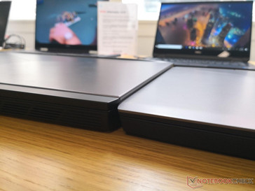 Alienware m15 (right) vs. Alienware 15 R4 (left)