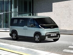 The European pricing of the Kia PV5 (pictured) has been announced. (Image source: Kia)