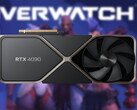 The GeForce RTX 4090 has an MSRP of US$1,599. (Source: Nvidia,Blizzard-edited)