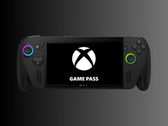 Rog Xbox Ally X handheld with Game Pass logo (Image: Microsoft Gaming with edits)