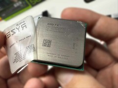A reviewer received an older AMD CPU that was disguised as the Ryzen 7 9800X3D via Amazon.de. (Image source: Hardware Busters)