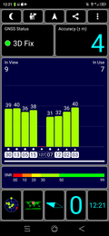 GPS Test outdoors